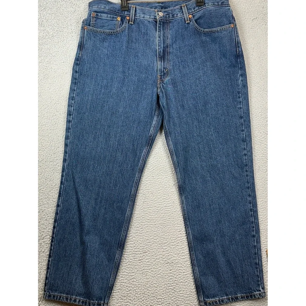 NEW Levis 550 Jeans Mens 40X30 Blue Relaxed Fit Straight 5-Pocket Casual Denim